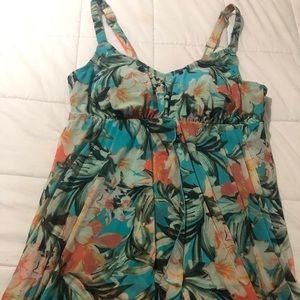 Catherine’s 1 piece swimdress. True to size. Adjustable shoulder straps. 16W